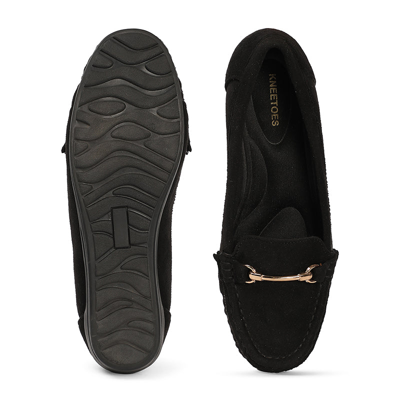 Maribel - Black Loafers