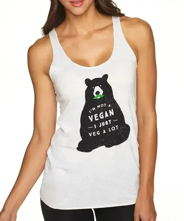 I'm Not A Vegan, I Just Veg A Lot" Tank – Soft, Lightweight & Comfortable