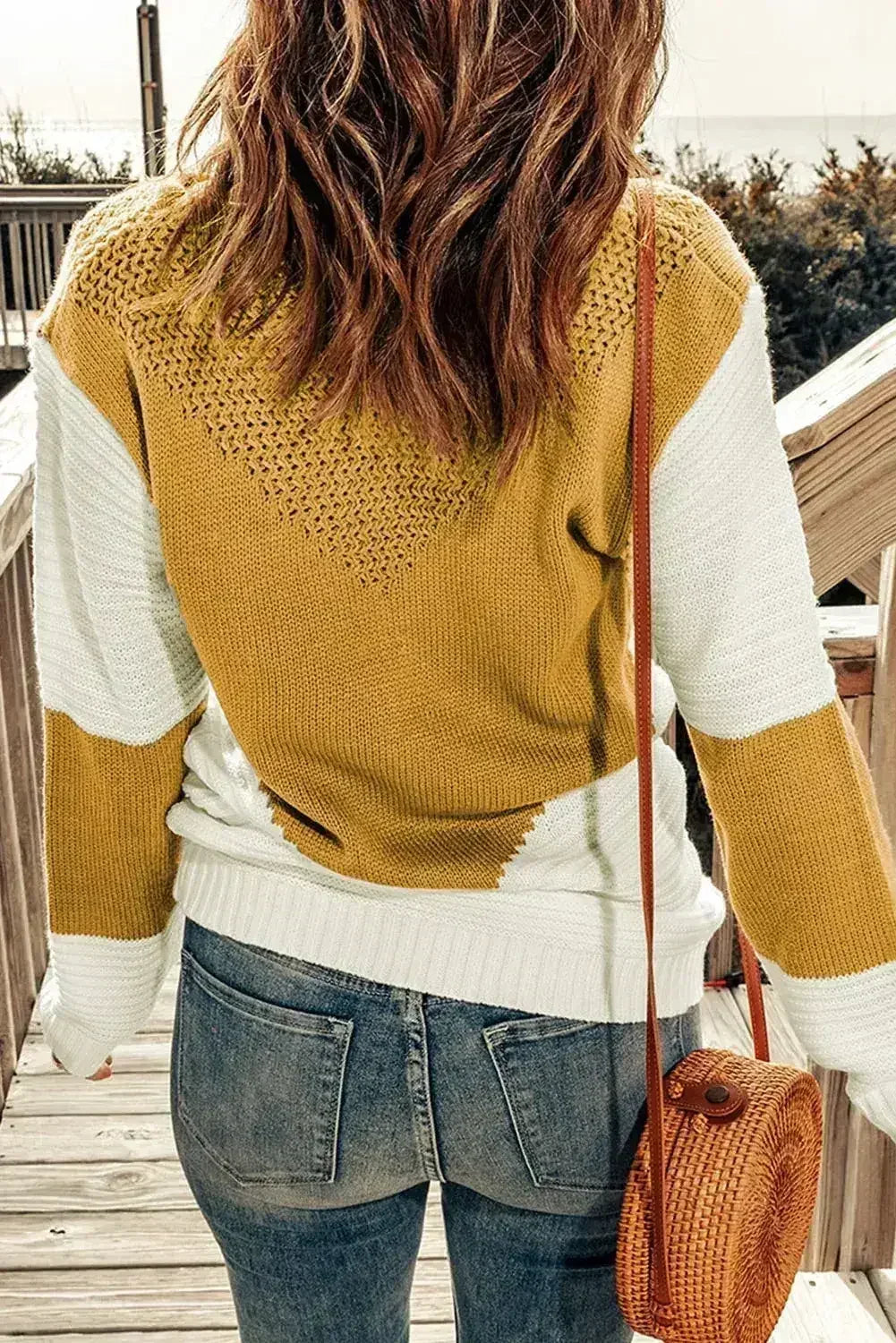 Chevron Pullover Sweater