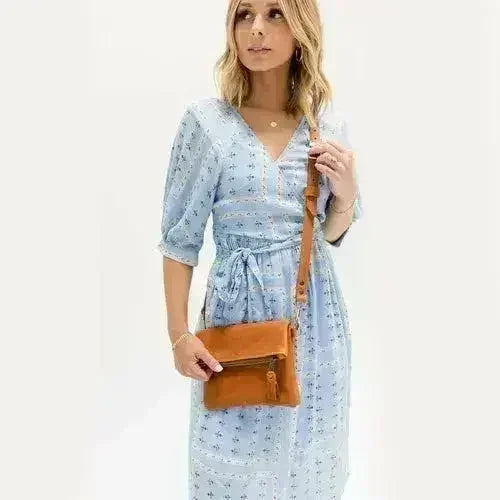 Foldover Crossbody Clutch