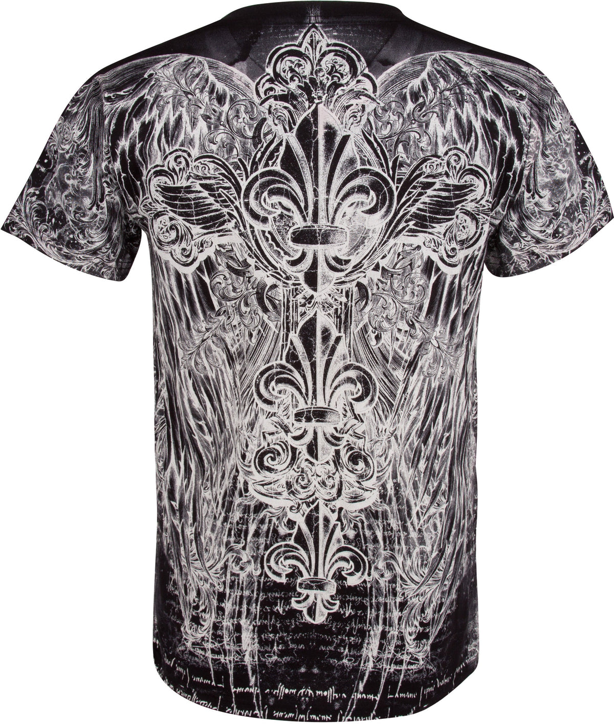 Sakkas Vines and Fleur De Lis V-Neck Mens T-Shirt