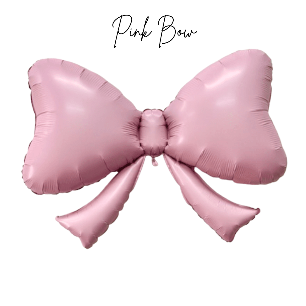 Pink Bow Balloon – 40" Foil Balloon