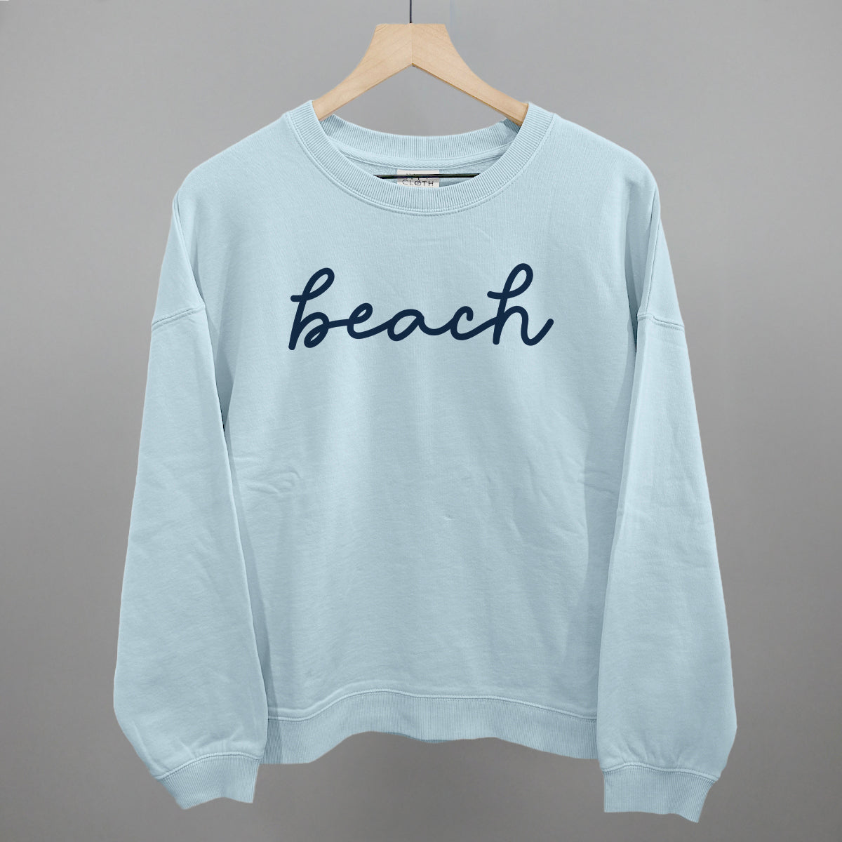 Beach (Blue Script)