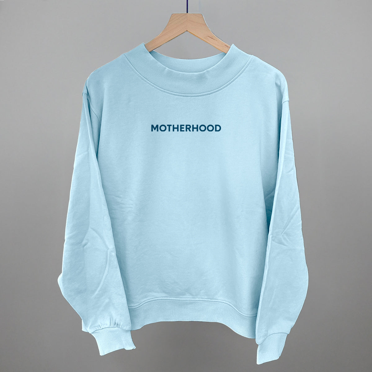 Motherhood (Blue Block Text)
