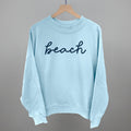 Beach (Blue Script)