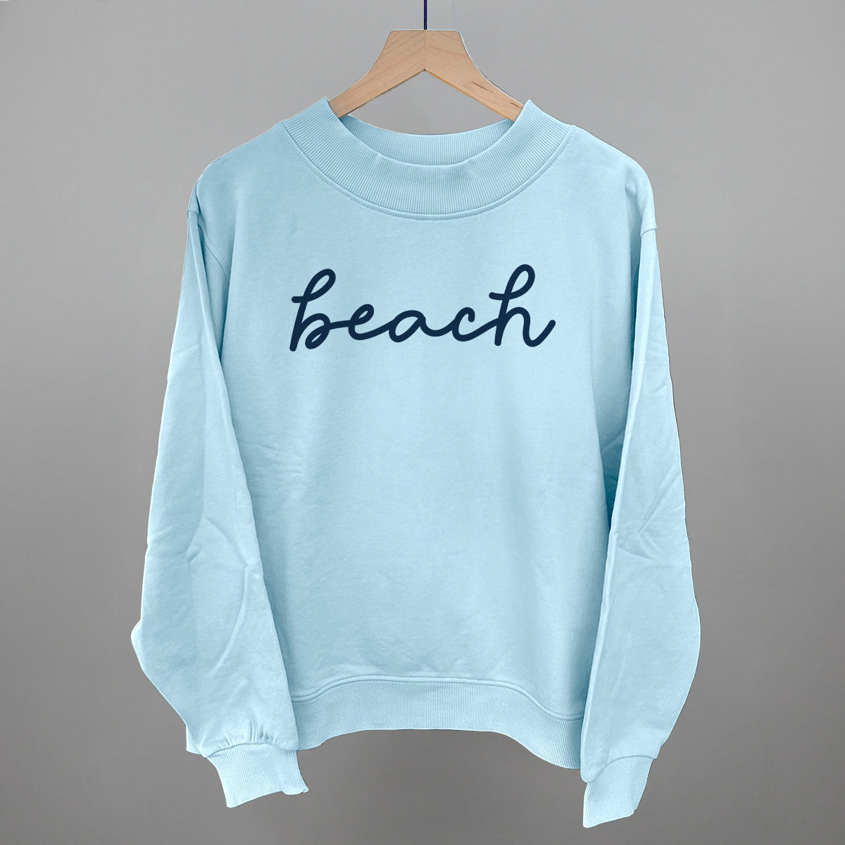 Beach (Blue Script)