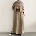 Casual Fashion Slit Abaya (MA063)