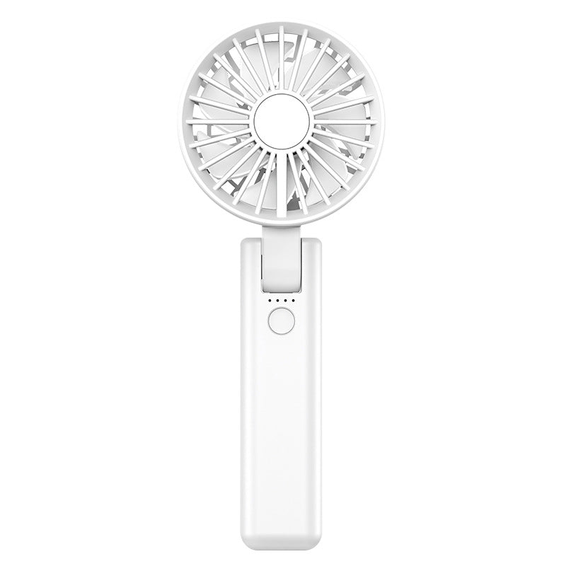 Portable Fan Mini Handheld Fan USB Rechargeable 3 Speed Personal Handheld Small Pocket Fan with Base for Indoor Outdoor Handheld Fan Mini Portable Fan Rechargeable Battery Fan Cute Design 3 Speed Dual Motors Personal Small Desk Fan with Base