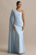 Spring Summer Shoulder Pleated Maxi Dress Holiday Party Women Dress