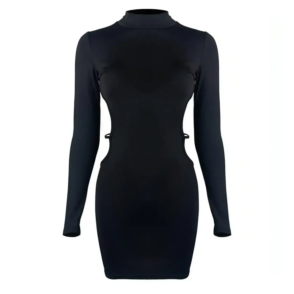 Women's Fashion Midriff Outfit Sheath Dress