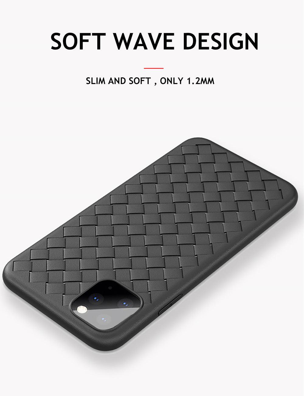 Leather Breathable Mesh Phone Case Suitable For iPhone 14 13 11 Pro Max 12 Mini Xs 6S 7 8 Plus X XR Silicone Soft Thin Protective Exquisite Textures Case For Iphone Comfortable Grip Elegant Case For Smartphone