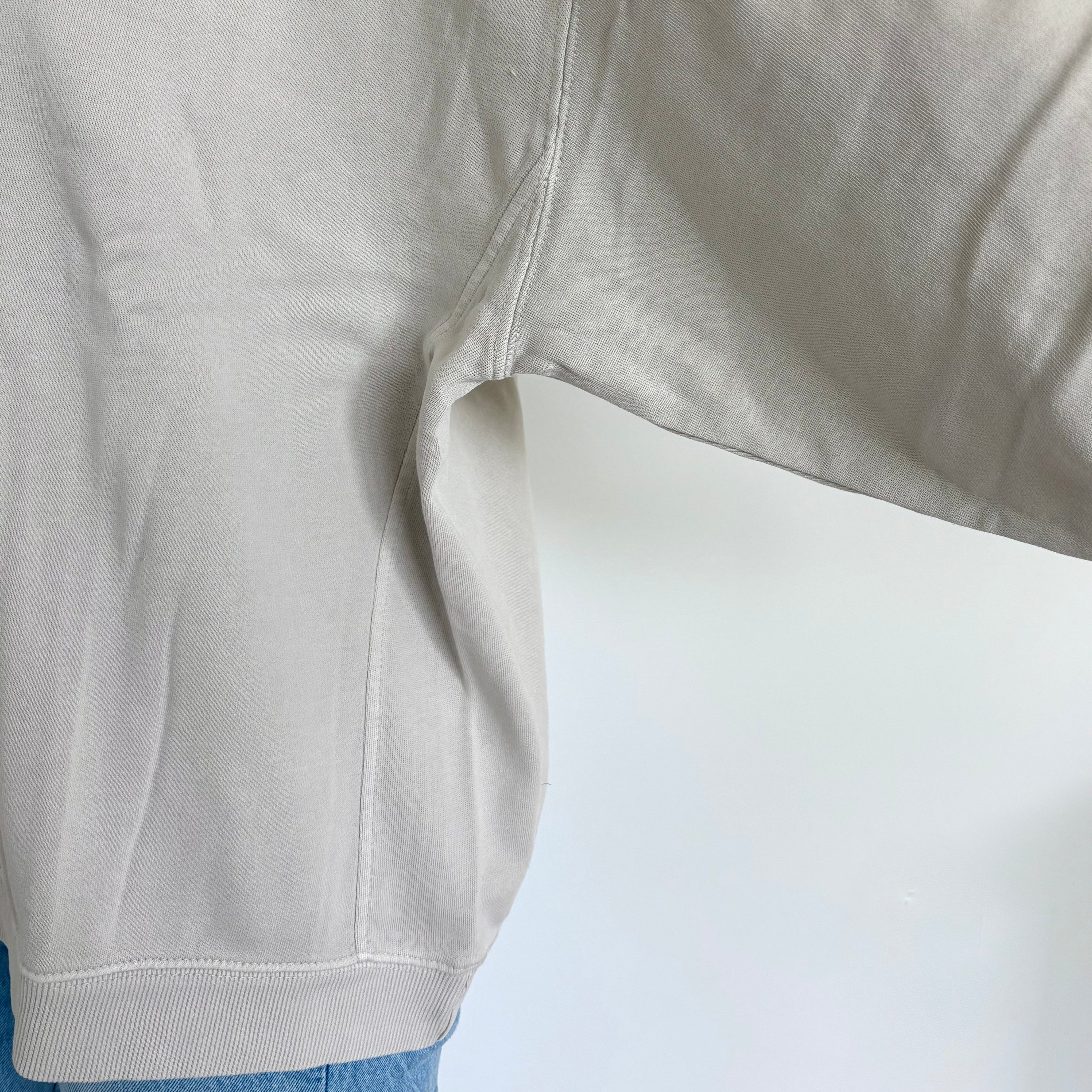 Bone Oversized Boxy Crew