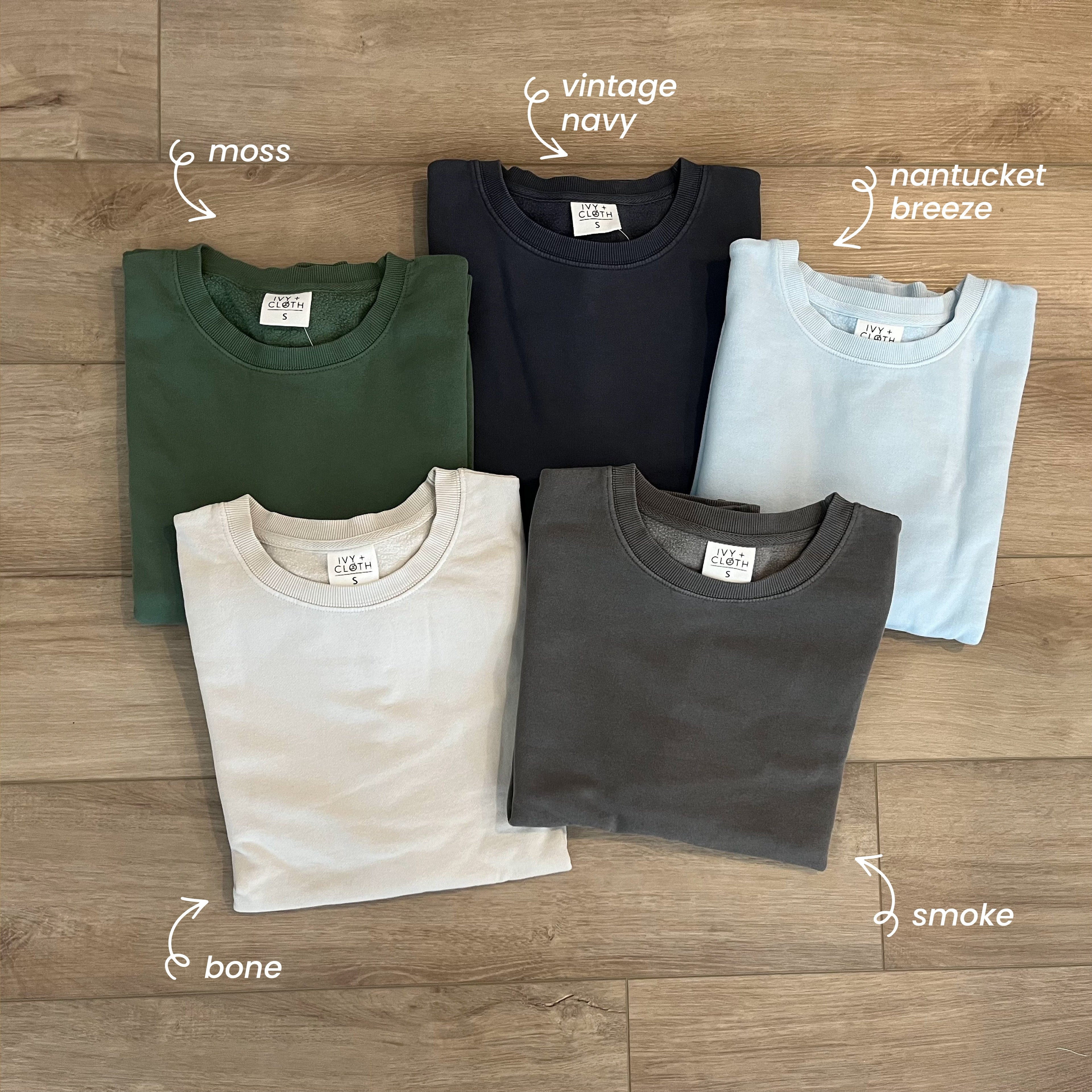 Bone Oversized Boxy Crew