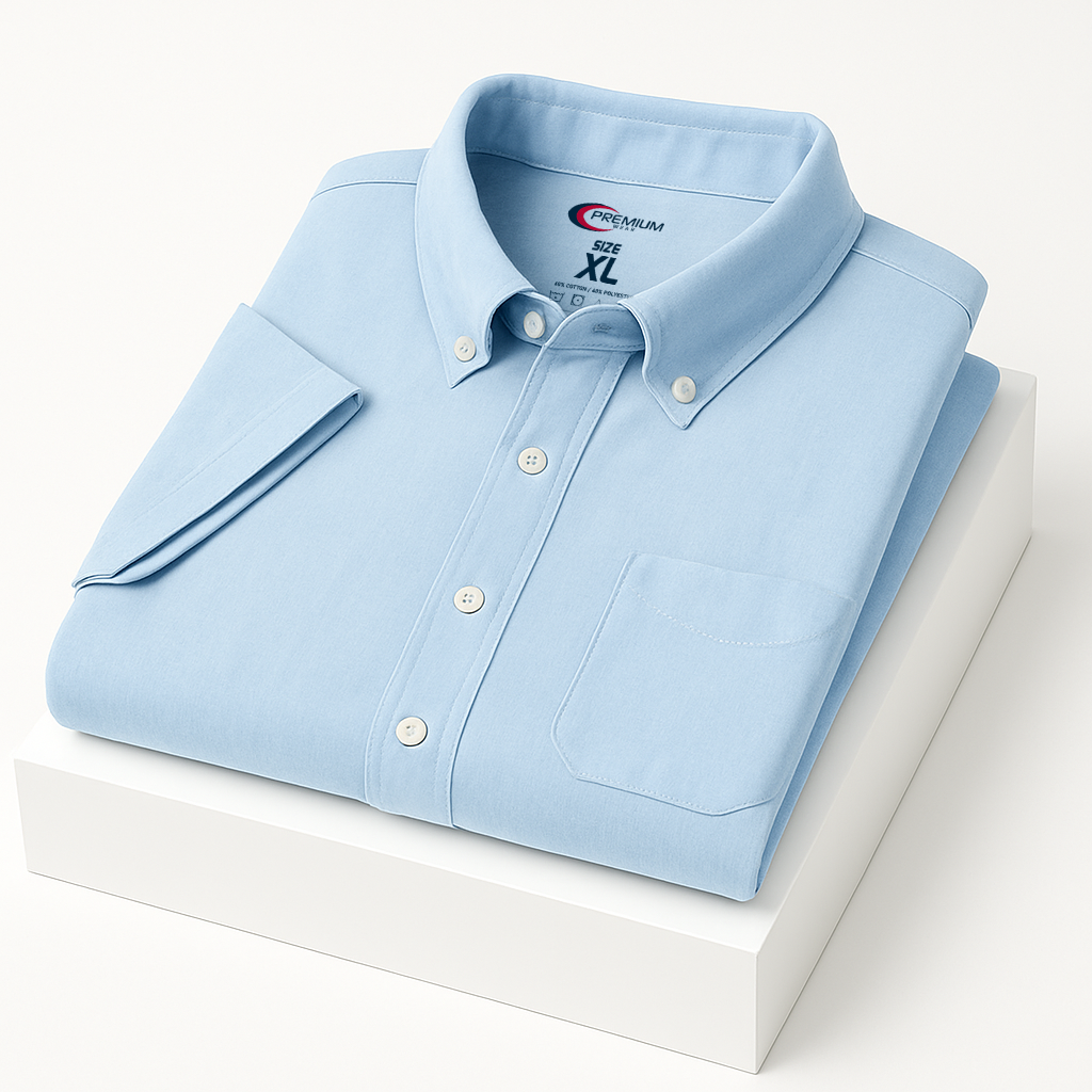 Boys Short Sleeve Oxford Shirt - Single