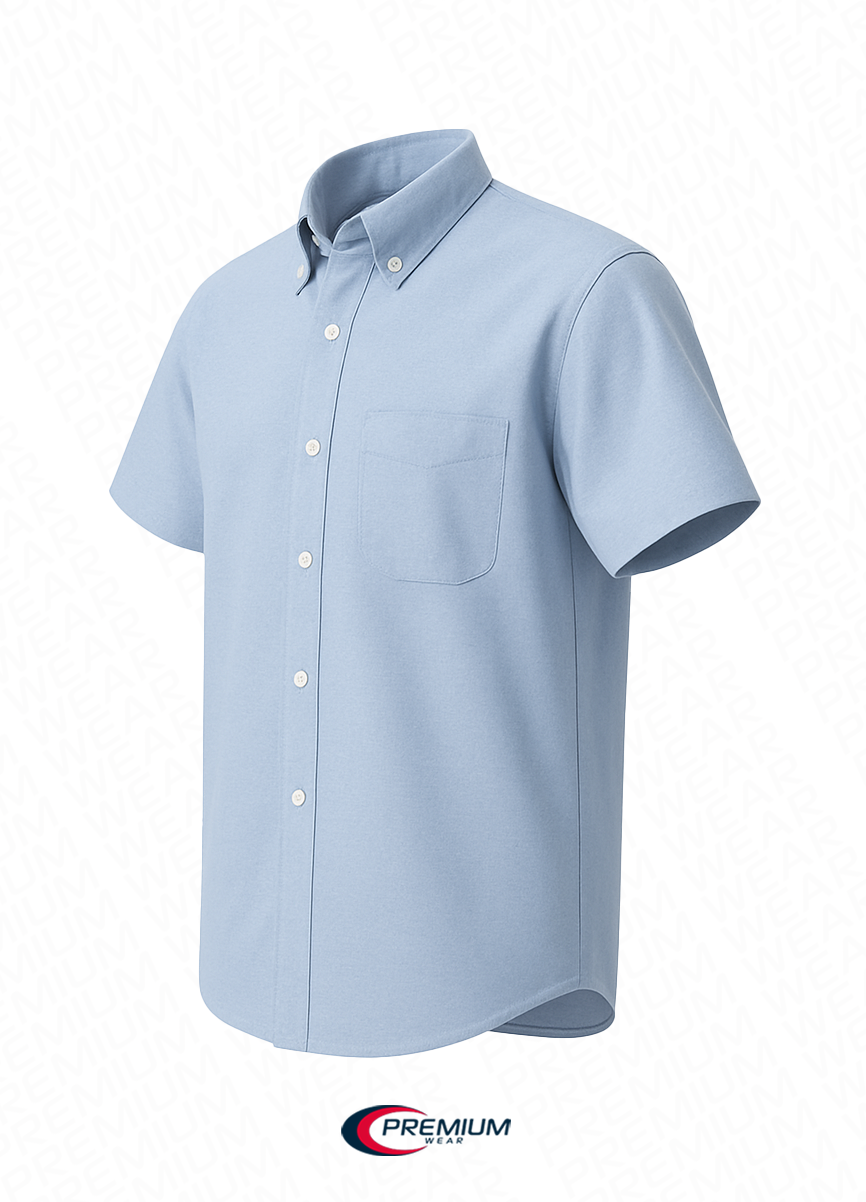 Boys Short Sleeve Oxford Shirt - Single