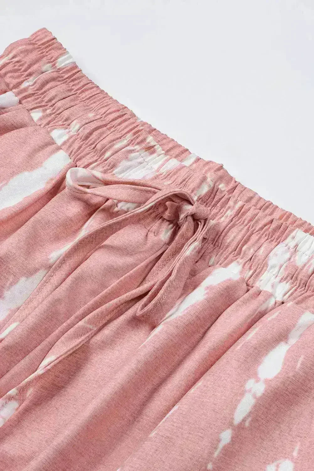 Tie Dye Drawstring Shorts | Boho Chic Summer Shorts | Polyester