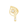 Diamond Leaf Helix Earring