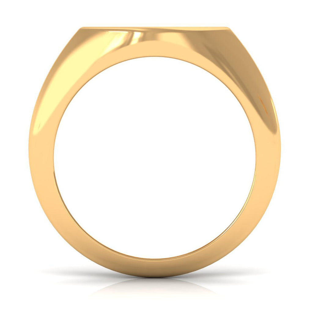 Certified Zircon Taurus Zodiac Signet Ring