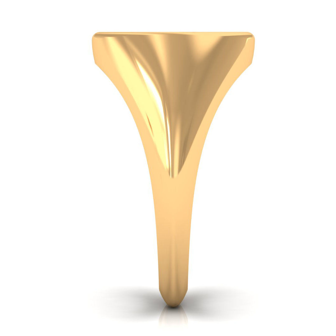 Certified Zircon Taurus Zodiac Signet Ring