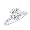 Brilliant Cut 2 Carat Lab Grown Diamond Solitaire Engagement Ring