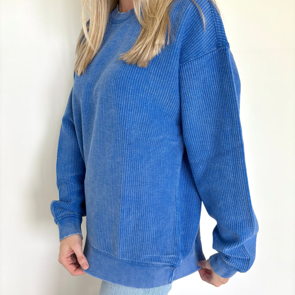Royal Oversized Corded Crew