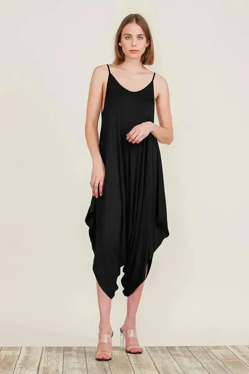 Harem Jumpsuit Romper – Chic & Versatile One-Piece | Breathable Rayon