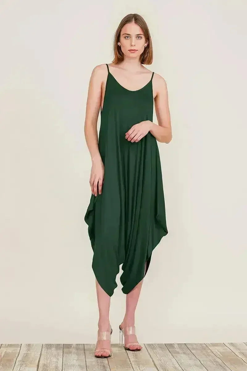 Harem Jumpsuit Romper – Chic & Versatile One-Piece | Breathable Rayon