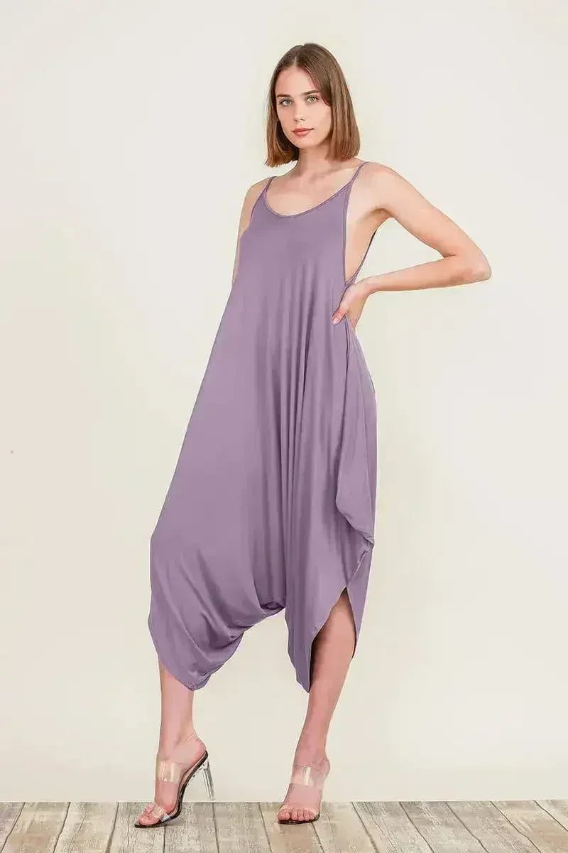Harem Jumpsuit Romper – Chic & Versatile One-Piece | Breathable Rayon