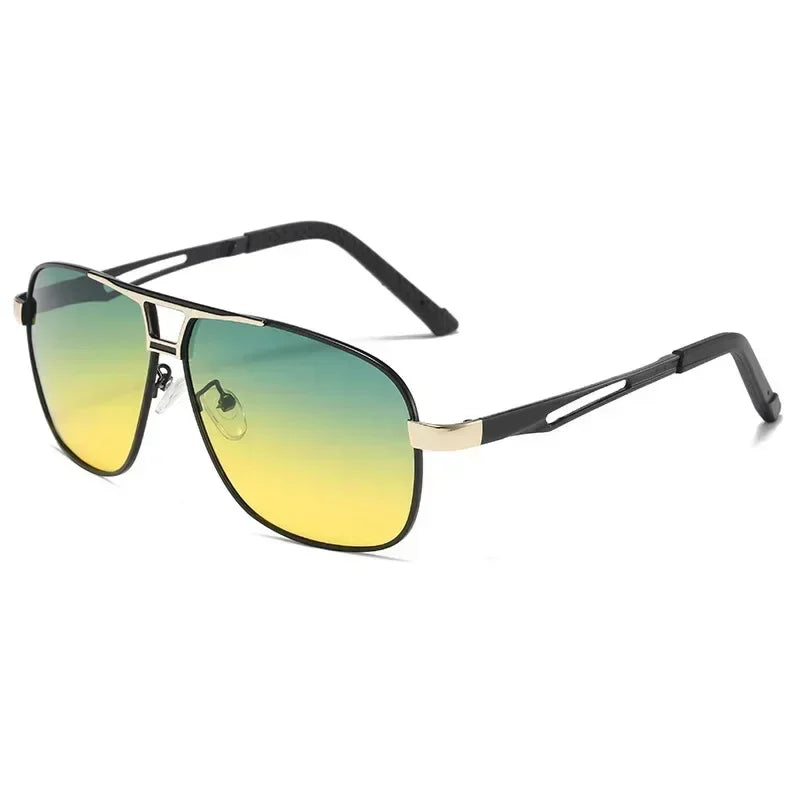 2024 UV400 Polarized Sunglasses Men Women Outdoor Discoloration Eyewear Men Trendy Photochromic Night Vision Sun Glasses