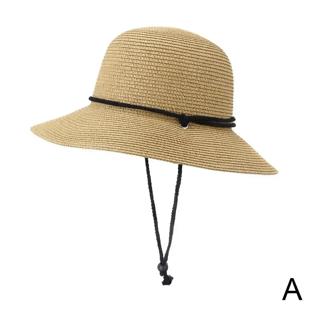2025 Fashion Korean Version Women's Beach Summer Sun Hat Travel Breathable Beach Sunshade Sun Hat Dome Basin Hat