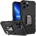 Green Shockproof Armor Case for iPhone 13 Pro Max 13 mini Ring Stand Phone Back Cover for iPhone 12 11 Pro Max Kickstand Case Built-in 360° Rotating Ring Kickstand Magnetic Case