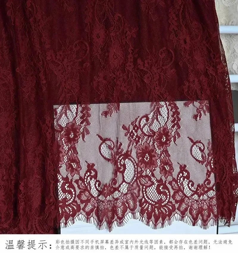 3Meters/lot Off White French Chantilly Lace Fabric , Eyelash Embroidery Lace Craft Bridal Veil Lace Accessory 150cm Width