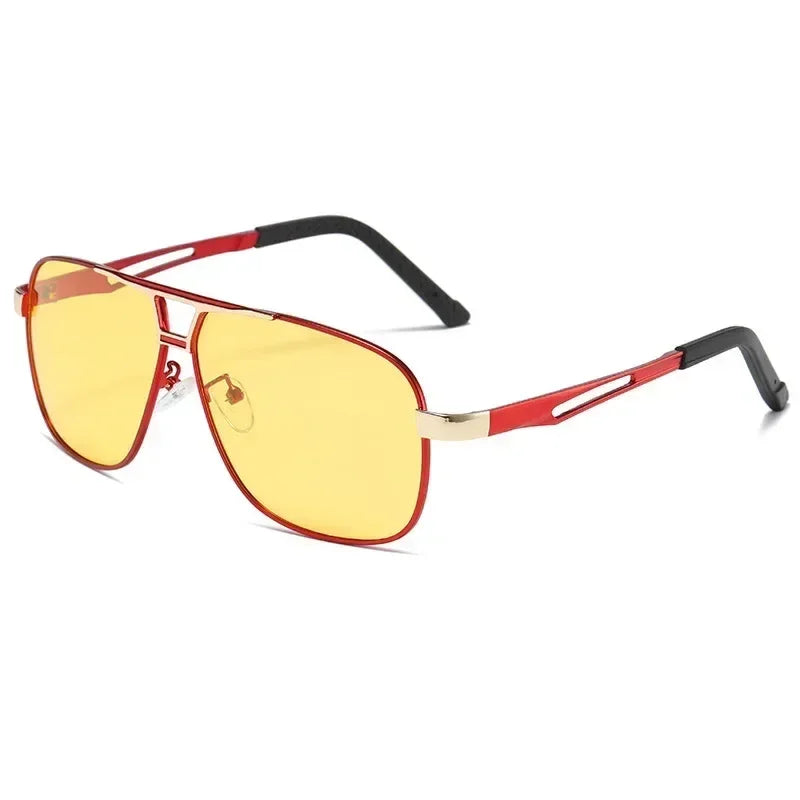 2024 UV400 Polarized Sunglasses Men Women Outdoor Discoloration Eyewear Men Trendy Photochromic Night Vision Sun Glasses