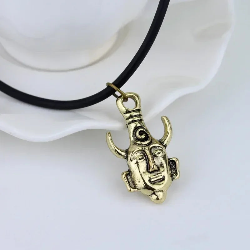 Hot Movie Supernatural Dean Leather Rope Coppery Pendant Necklace for Women Men Winchester Jensen Jewelry Ackles Amulet Vintage