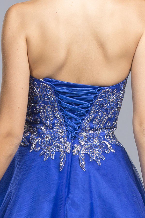 CLEARANCE - Aspeed S2040 Sweetheart Neckline Strapless Short Dress (Size 3XL)