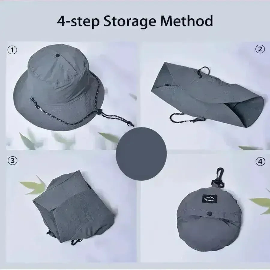 Women Waterproof Sun Hat - UPF50+ UV Protection & Foldable