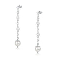 Luxury Pearl Drop Earrings for Women – 5A Zircon Bridal Dangle | Femstylo