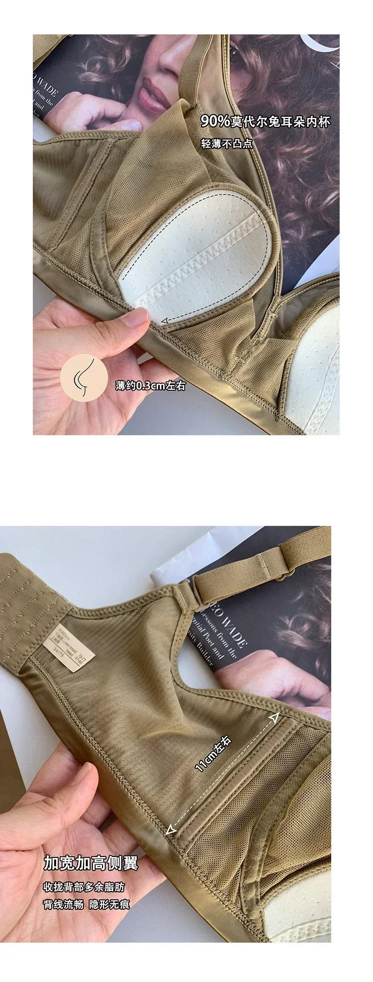 New Sexy Lace Bralette Bra Women Underwear Push Up Bra Untra-thin Comfortable Breathable Brassiere Plus Size Women Lingerie