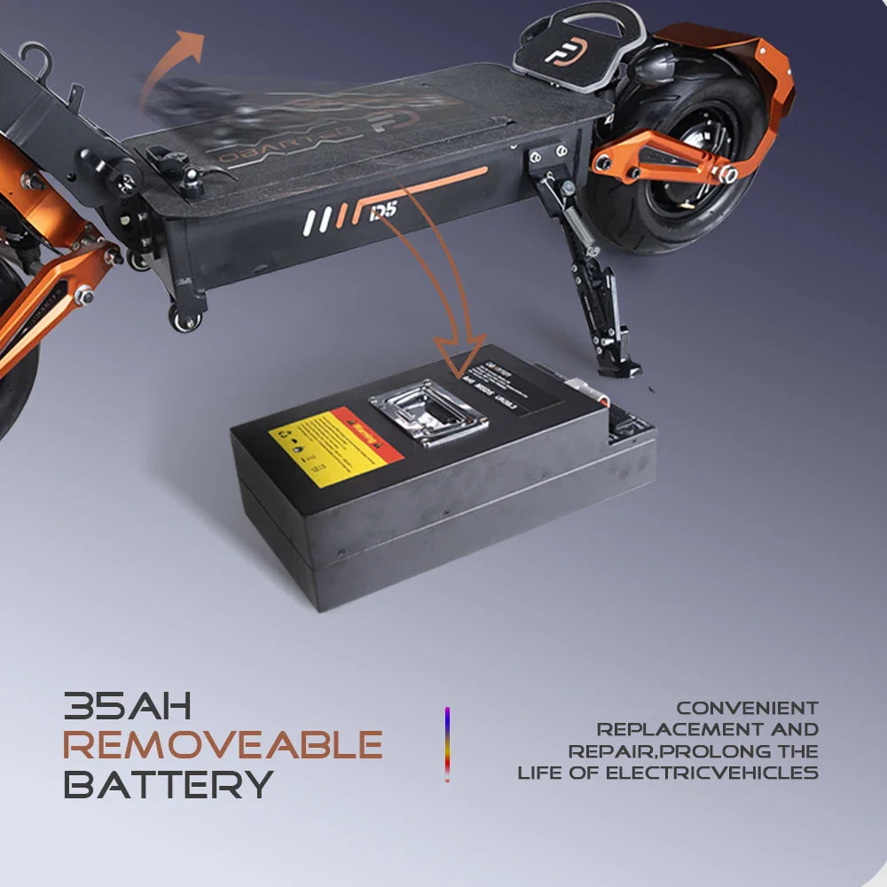 Obarter D5 5000W Electric Scooter - High Power, 60-100km Range
