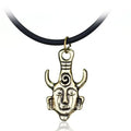 Hot Movie Supernatural Dean Leather Rope Coppery Pendant Necklace for Women Men Winchester Jensen Jewelry Ackles Amulet Vintage