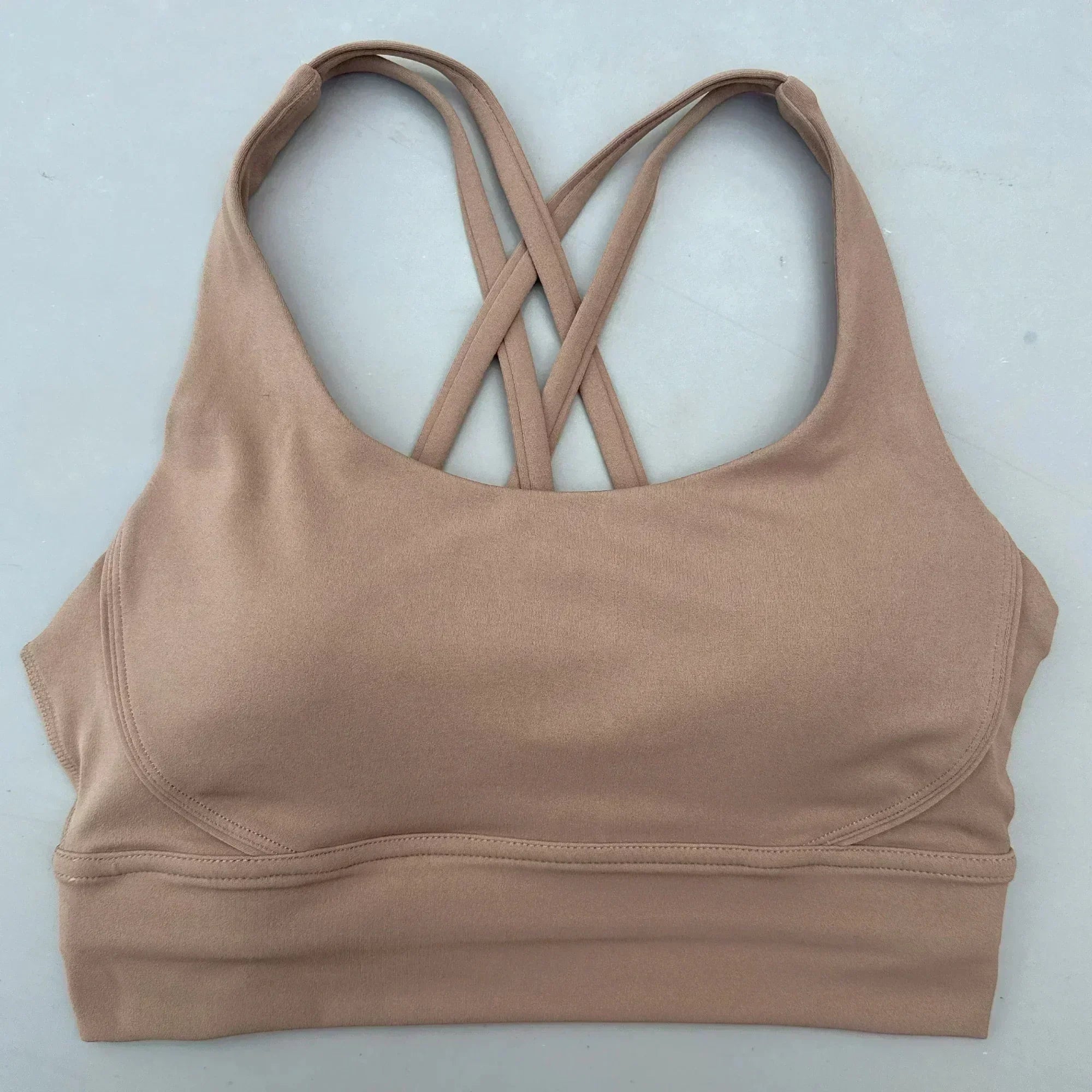 Solid Color Women Cross  Fitness sport Bra soft high strength Tight Top Comprehensive Training Gym Yoga Underwear With Chest Pad