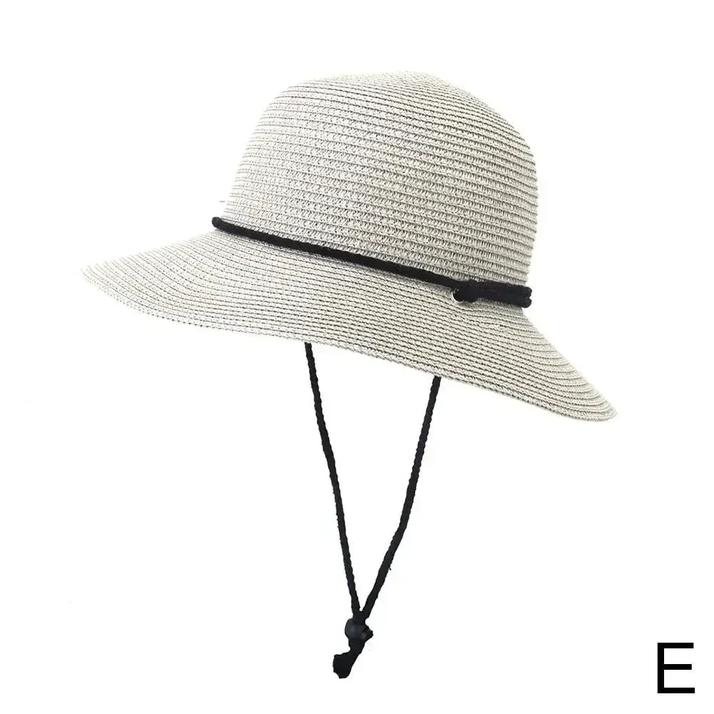 2025 Fashion Korean Version Women's Beach Summer Sun Hat Travel Breathable Beach Sunshade Sun Hat Dome Basin Hat