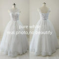Plus Size Wedding Dress - V-Neck Sequined Ball Gown Customizable | Femstylo