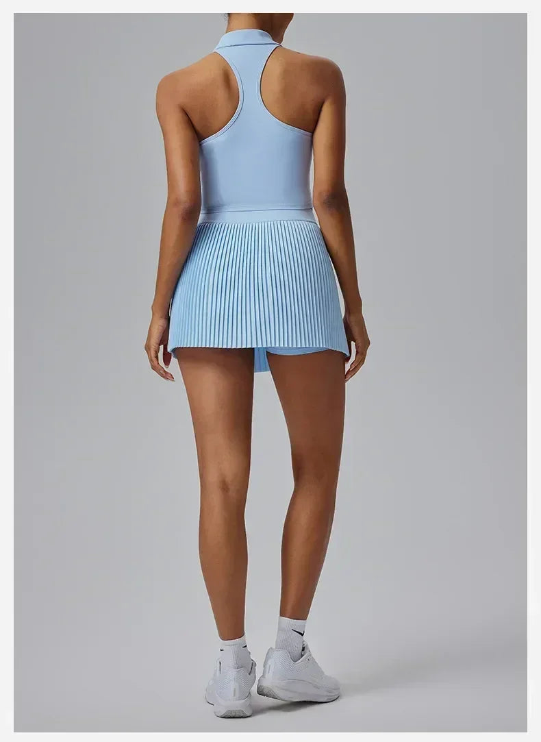 Floral Discount Sports Skirt for Women Quick-drying Badminton Tennis Trousers Skirt Fitness Half-body Pleated Skirt Shorts