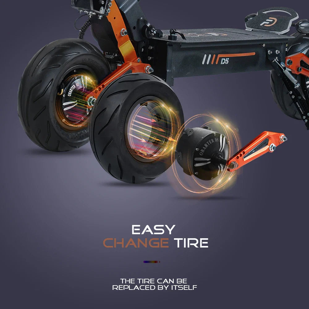 Obarter D5 5000W Electric Scooter - High Power, 60-100km Range
