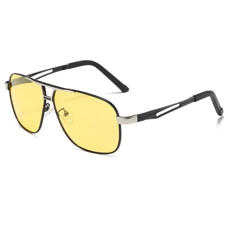 2024 UV400 Polarized Sunglasses Men Women Outdoor Discoloration Eyewear Men Trendy Photochromic Night Vision Sun Glasses