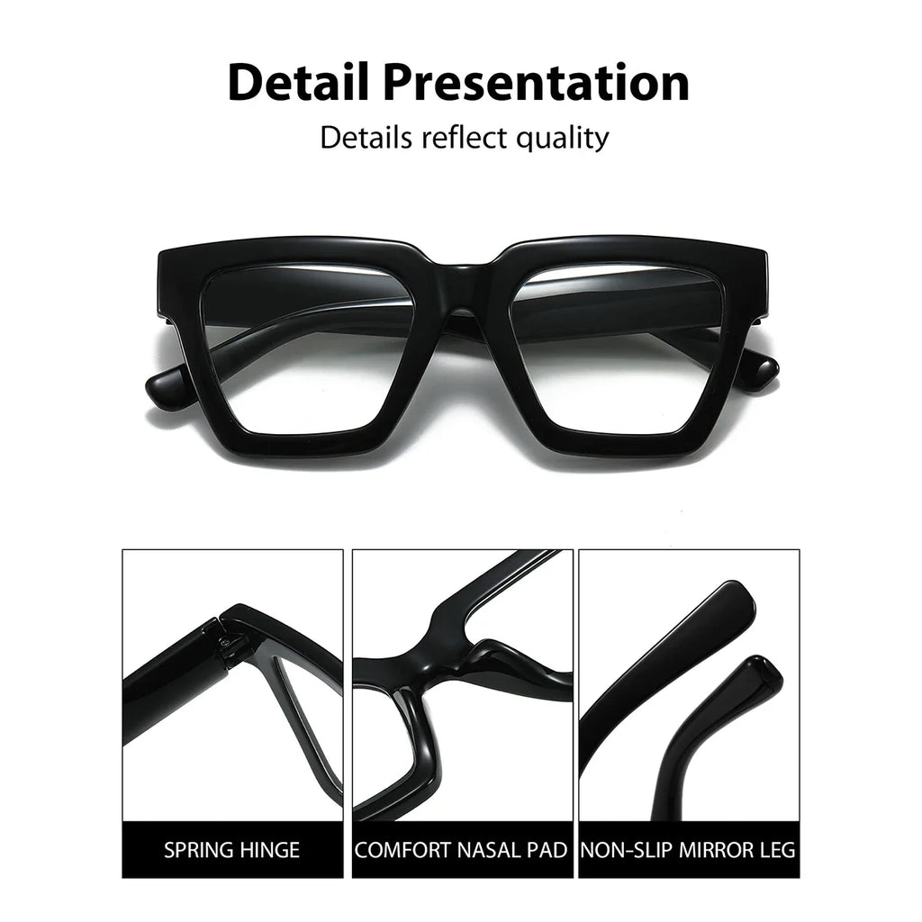 BARCUR Retro Fashionable Unique Leopard Pattern Reading Glasses for Women and Men – Stylish Clear Prescription Eyewear with Fashion Color Options – Trendy Rectangular Presbyopia Glasses with Personalized Gift Box for Daily Use