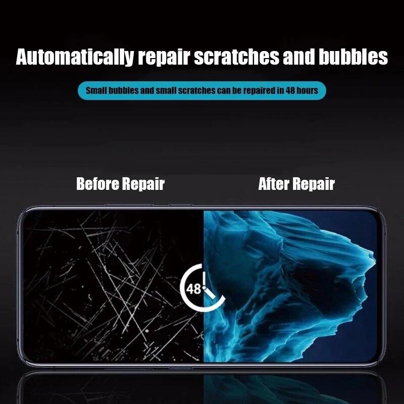2Pcs Film for IPhone 12 13 Pro Max Mini Screen Protectors for IPhone 11 14 Pro XS Max X XR 6 6s 7 8 Plus SE Not Glass Anti-Scratch Eye-Protection HD Clear film Screen Protector