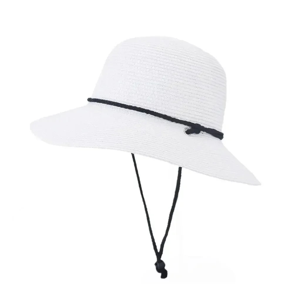 2025 Fashion Korean Version Women's Beach Summer Sun Hat Travel Breathable Beach Sunshade Sun Hat Dome Basin Hat