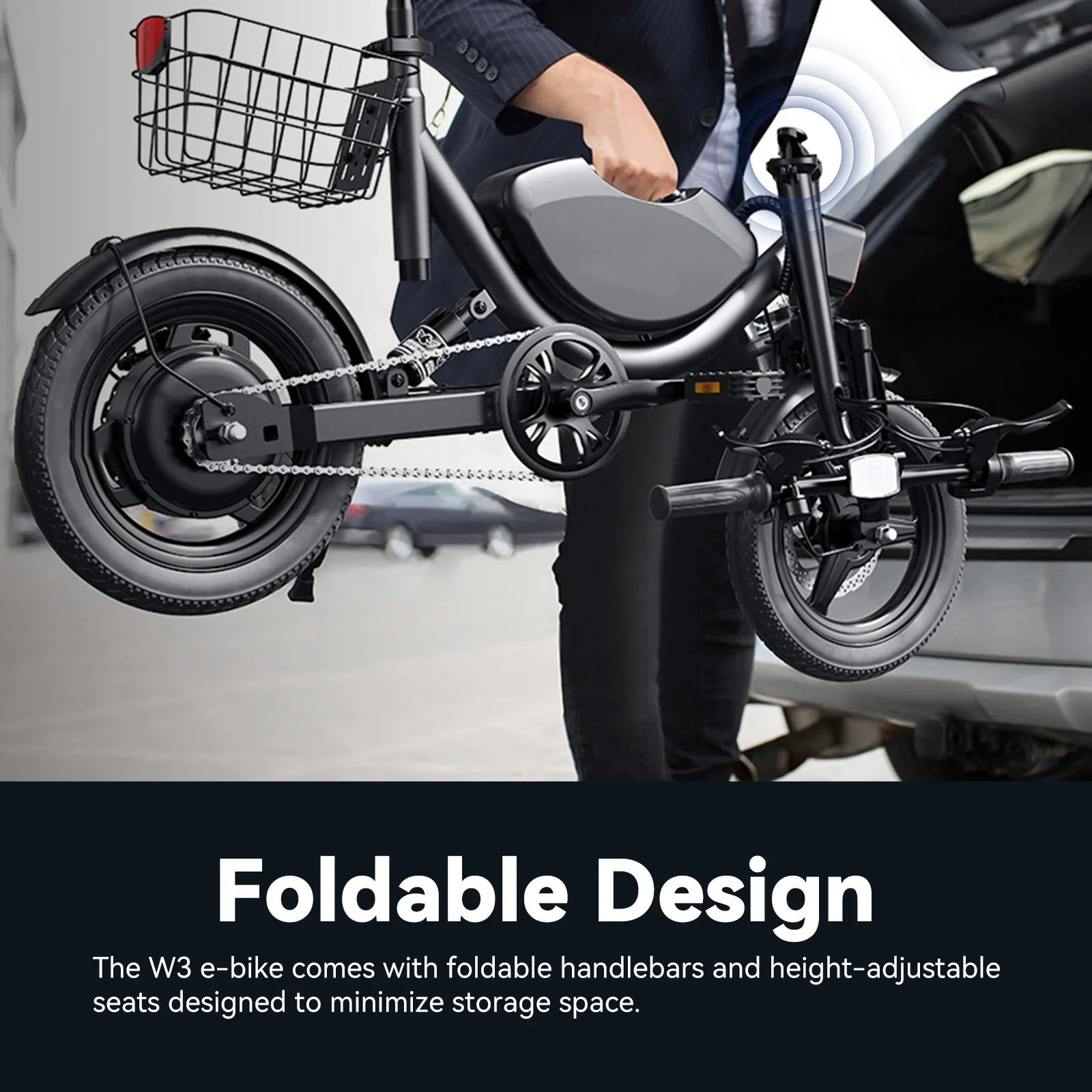 eBike Boys 715W Peak Folding Electric Bicycle - Fast & Powerful Ride